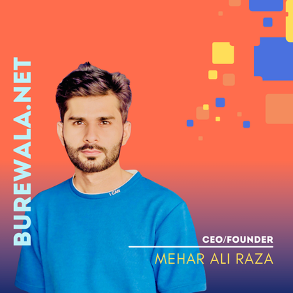 Mehar Ali Raza CEO/Founder Burewala.net